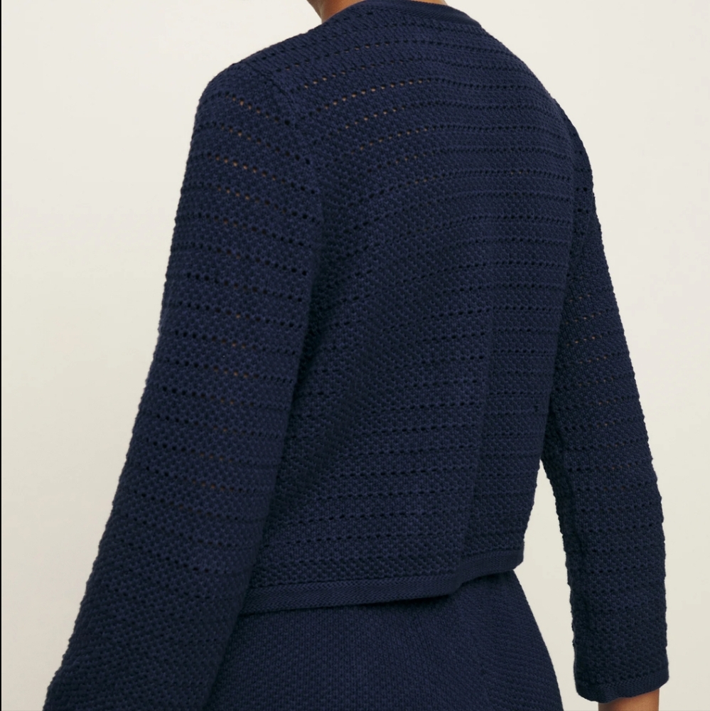 Reformation Charlotte Cotton Cardigan - Picture 3 of 3